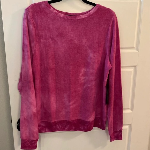 Pink Tye Dye Wildfox Sweater - Size Medium